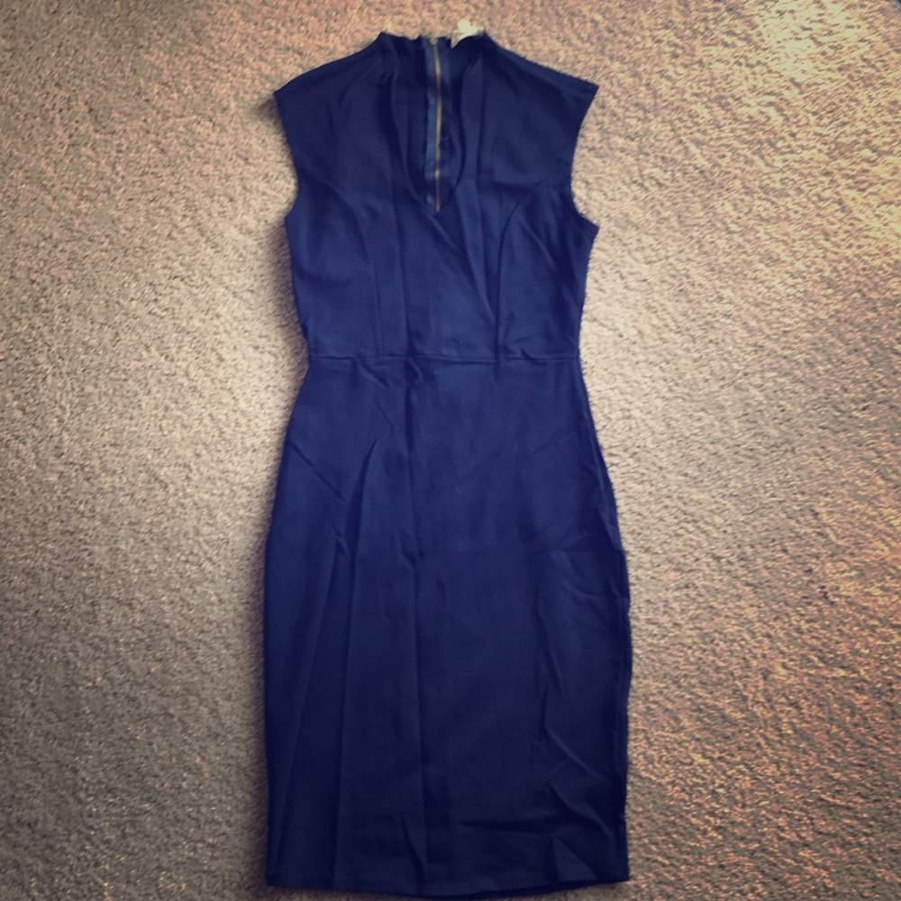 Form-fitting business casual dress